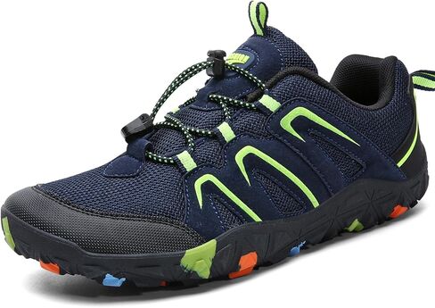 أحذية المشي لمسافات طويلة للأولاد من ASHON | أحذية حافي القدمين | صندوق عريض عند الأصابع | أحذية رياضية خفيفة الوزن للمشي والجري in Kuwait