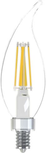 GE Refresh HD LED Light Bulbs, 60 Watt, Daylight, Decorative Bulbs, Clear, Small Base (2 Pack) in Saudi Arabia