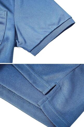 Tyhengta Men's Polo Shirt Short Sleeve Quick Dry Athletic Performance Shirts Golf Shirt in Saudi Arabia
