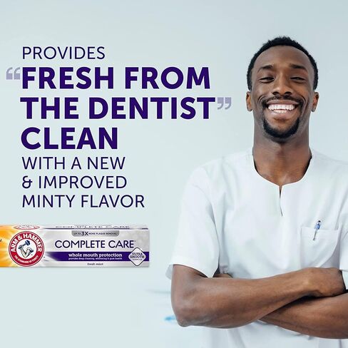 ARM & HAMMER Complete Care Fluoride Anticavity Toothpaste, Fresh Mint 6 oz (Pack of 3) in Saudi Arabia