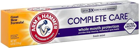 ARM & HAMMER Complete Care Fluoride Anticavity Toothpaste, Fresh Mint 6 oz (Pack of 3) in Saudi Arabia