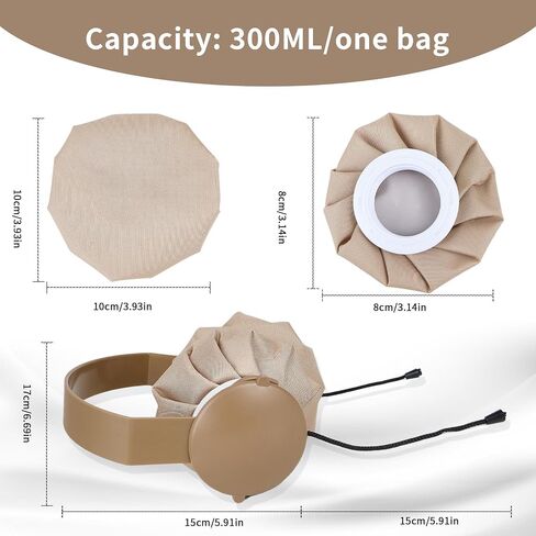 Neck Cooler for Hot Weather Reusable Ice Pack Neck Cooling Device Ice Bags Hot Water Bag for Pain Relief Leak Proof Breathable Cloth Bag for Summer Winter Indoor Outdoor in Saudi Arabia