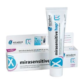 Toothpaste Mirasensitive hap+ for Sensitive Teeth 50ml Tube by Miradent