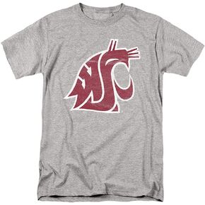 Washington State University Official Distressed Primary Unisex Adult T Shirt