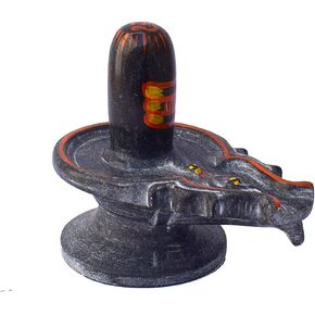 منحوتة لورد شيفا لينجام بوجا أيدول مورتي شيف لينج أيدول مورتي من الحجر الطبيعي والرخام (8 بوصة) in Kuwait