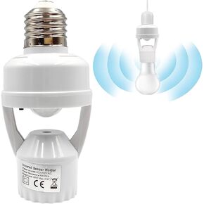 مقبس إضاءة مستشعر الحركة، برغي حركة بالأشعة تحت الحمراء LED CFL محول لمبة متوهجة، ضوء جراج داخلي خارجي، للطابق السفلي in Kuwait