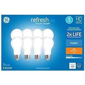 GE Refresh 40-Watt EQ Daylight Dimmable Light Bulbs (8-Pack)