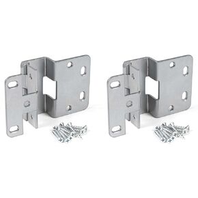 Outwater Industries: 2-3/4in Five Knuckle Hinge in Matte Chrome | for 3/4in Door | 2 Pack