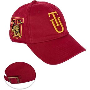 Desert Cactus Tuskegee University Baseball Hat Golden Tigers Brimmed Embroirderd Hats Cap Adjustable Cloth Strap Adult (Style C)