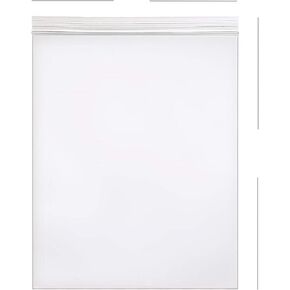 100-Pcs 10x13 Zipper Poly Self Sealing Storage Reclosable Resealable Clear Plastic Bags 2 MIL