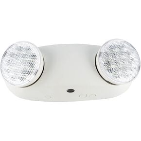 OSTEK LED Emergency Light with Adjustable Flood Light Head, Emergency Lights for Business, 90min Backup Battery, Fire Resistant 120-277V (UL 94V-0) (4pack)