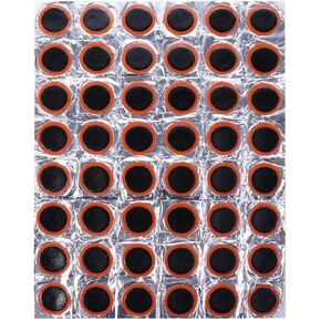 48 PCS Bicycle Tire Repair Kit Patch Bicycle Part Cycling Part Bike Tyre Round 25mm Road Bike Inner Tube Cycle Repair Tools Not Self-Adhesive