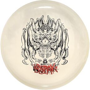 Bleak Disc Golf Straight-Flying Putter in Glow Isolation Plastic