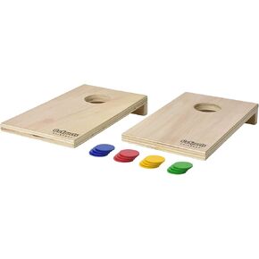 مجموعة ألعاب GoSports Coinshot Mini Tabletop Cornhole - لعبة رائعة للحفلات للسفر - للأطفال والكبار