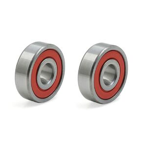 uxcell 2pcs 6200RS 10mm x 30mm x 9mm Double Sealed Deep Groove Ball Bearing