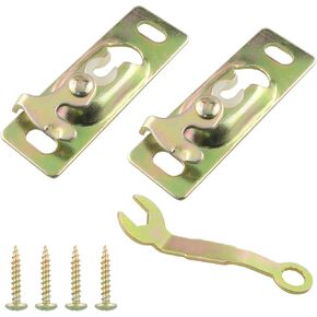 2PCS Folding Door Mobile Hanger (with 1 Wrench and 4 Screws) Plastic Nylon Sliding Door Pulley Pocket Door Roller Assembly for RVs Storage Rooms Shower Sliding Doors