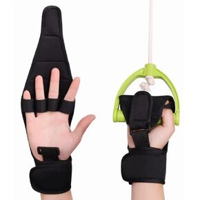 Finger Splint Brace ability Fingers Support Training BraceFinger Anti-Spasticity Rehabilitation Auxiliary Training Gloves For Stroke Hemiplegia Patient And Athlete Finger Universal Thumb Wrist Injury Recovery Splint