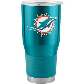 Logo Brands 617-S30T-1: Miami Dolphins 30oz Gameday Stainless Tumbler