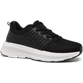 OrthoComfoot Men's Orthopedic Comfortable Walking Shoes, Durable Arch Support Casual Shoes for Plantar Fasciitis, Orthotic Soft Thick Sole Sneakers for Foot and Heel Pain Relief