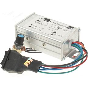 DC Motor Speed Controller with Switch & Knob -Brush Motor Driver Controls Module DC 9V-60V 12V 24V 36V 48V 60V -Motor Pulse Width Modulator Regulator 20A 1200W PWM Monitor Dimmer Governor