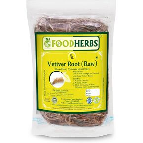 Dried Vetiver Roots | 50 GMS | Khus Khus | Vetiveria Zizanoides | Lavancha | Ramacham | Natural Coolant | Hand-Picked