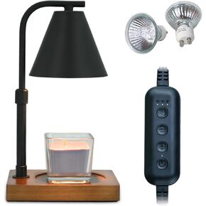 SOKCVSEA Candle Warmer Lamp - Electric Timer Candle Lamp Warmer, Birthday Gifts for Women, Mothers Day Gifts for Mom, House Warming Gifts New Home for Jar Candles with 2 Bulbs