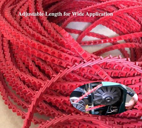 1/2 Inch x 5ft Power Twist V-Belt, Adjustable Link V Belt Type Z, Quick Attach Drive Belt for Drill Press Table Saw Sewing Machine in Saudi Arabia