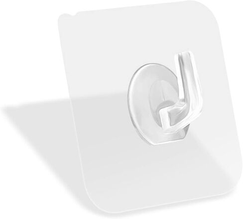 KK5 Adhesive Hooks for Hanging Heavy Duty Wall Hooks Max 13lbs Sticky Hooks Ceiling Hooks for Kitchen Livingroom Bedroom Student Dormitory - 8Pack in Saudi Arabia