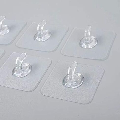 KK5 Adhesive Hooks for Hanging Heavy Duty Wall Hooks Max 13lbs Sticky Hooks Ceiling Hooks for Kitchen Livingroom Bedroom Student Dormitory - 8Pack in Saudi Arabia