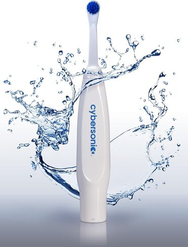 Cybersonic Classic Electric Toothbrush, Rechargable Power Toothbrush with Complete Dental Care Kit Including Tongue Scraper and Floss Heads in Saudi Arabia