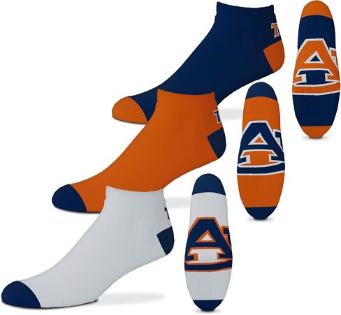 For Bare Feet NCAA Mens Money Ankle Socks-3 Pack Size-Large (10-13) in Saudi Arabia