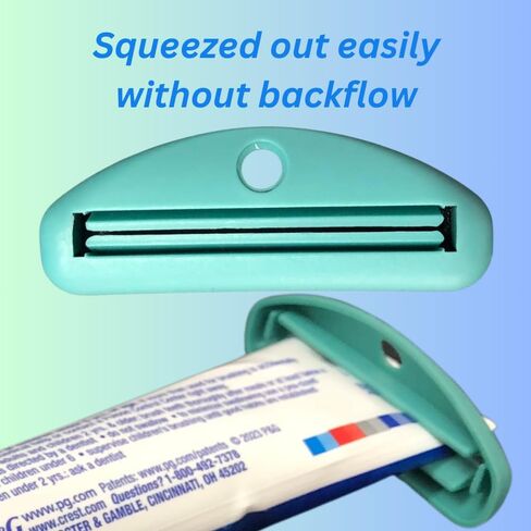 Toothpaste Refill Adapter and Squeezer Dispenser - Refillable Travel Toothpaste Tubes for Crest and Colgate Tubes in Saudi Arabia
