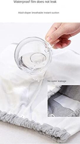 Adult Incontinence Underwear for Bedwetting for Men and Women, Breathable and Washable Urinary Leakage Protection Pants for Elderly in Saudi Arabia