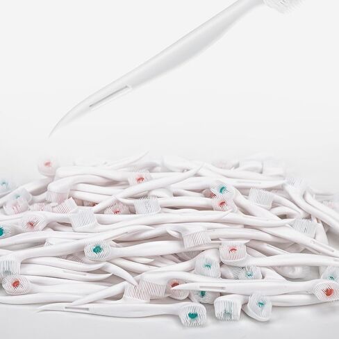 Mini Brushes-Disposable Toothbrushes with Toothpaste Travel Toothbrushes Portable for Work or Travel (Peppermint) in Saudi Arabia