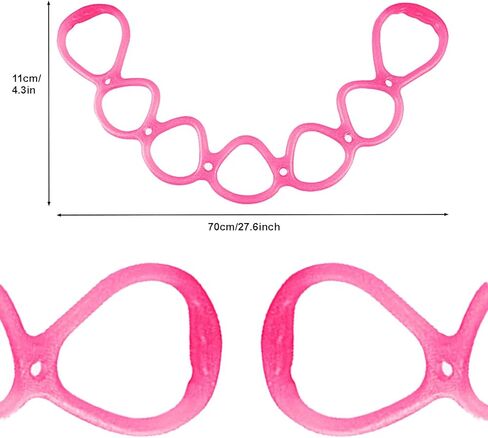 7 أشرطة مقاومة قابلة للتعديل، الظهر والقدم والساق واليد، أداة تمرين الذراع، أربطة تمارين المشي المنزلية للمنزل أو مركز اللياقة البدنية in Kuwait