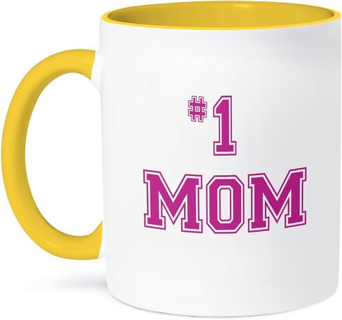 3dRose #1 Mom Mug, 15 oz, Ceramic in Saudi Arabia