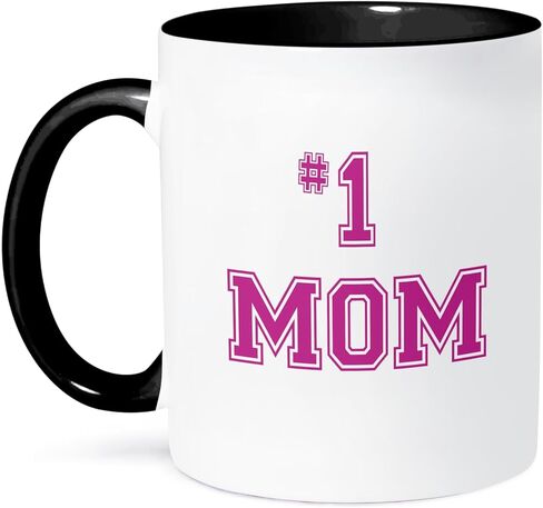 3dRose #1 Mom Mug, 15 oz, Ceramic in Saudi Arabia
