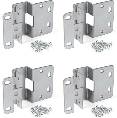 Outwater Industries: 2-3/4in Five Knuckle Hinge in Matte Chrome | for 3/4in Door | 2 Pack in Saudi Arabia