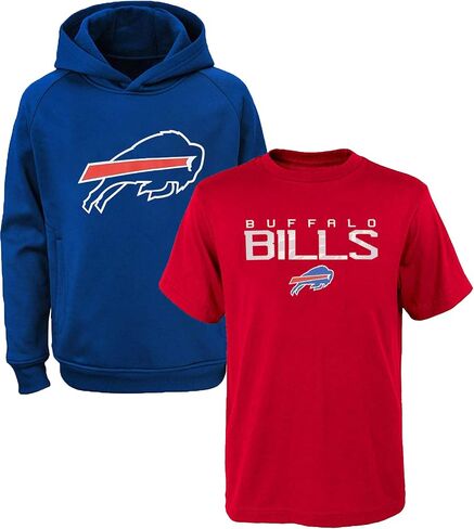 NFL Youth 8-20 Polyester Performance Primary Logo Hoodie & T-Shirt 2 Pack Set in Saudi Arabia