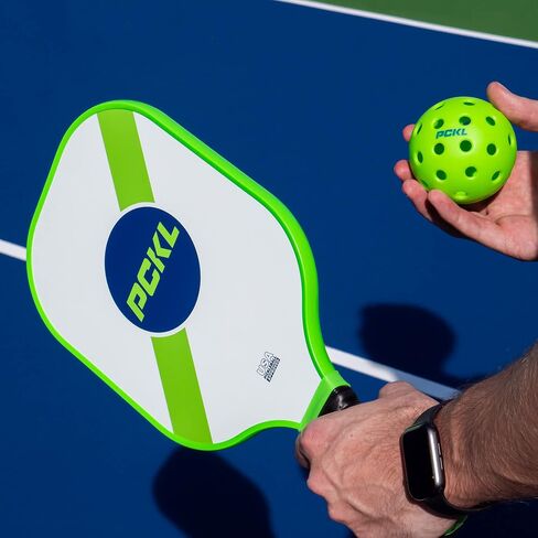 Pickleball Starter Bundle Series 2 Paddles and 4 Pickleball Balls Set | USA Pickleball Approved | Fiberglass Face with Large Sweet Spot | Honeycomb Core in Saudi Arabia