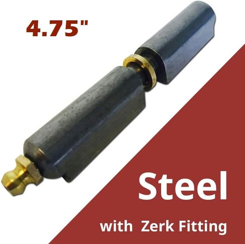4.75 inch Steel Bullet Hinge with Zerk Grease Fitting and Bushing, 4 3/4 x 3/4 in. (4) in Saudi Arabia