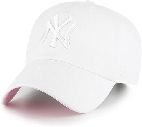 '47 New York Yankees Primary Logo Ballpark Clean Up Dad Hat Baseball Cap - Multiple Colors in Saudi Arabia