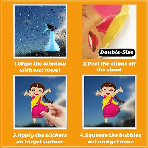 9 أوراق ملصقات نافذة ديوالي لنافذة زجاج ديوالي ملصقات نافذة ملصقات شارات مصباح طاووس هندي ديوالي زينة نافذة ديوالي أضواء نافذة الحفلات لوازم الشارات الثابتة لمهرجانات ديوالي وحفلات المنازل in Kuwait