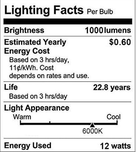 Motion Sensor Light Bulbs, Aukora 12W (100-Watt Equivalent) E26 Motion Activated Dusk to Dawn Security Light Bulb Outdoor/Indoor for Front Door Porch Garage Basement Hallway Closet(Warm White 2 Pack) in Saudi Arabia