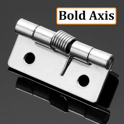 Yoohey 4PCS 1.5 Inch Spring Hinge Self Closing Hinge, 304 Stainless Steel Spring Door Hinges, Self Closing in Saudi Arabia
