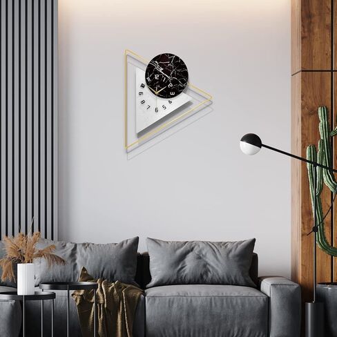 Large Modern Wall Clock for Living Room Decor Kitchen Big Wall Clock for Bedroom Silent Decorative Office Non Ticking Battery Operated Watch Balloon in Saudi Arabia