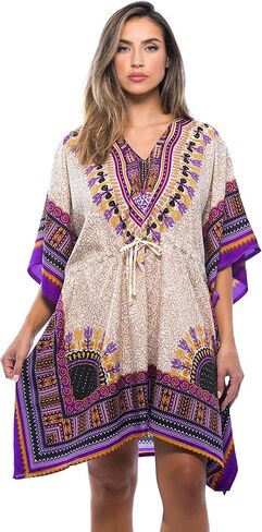 Riviera Sun African Print Dashiki Caftan for Women in Saudi Arabia