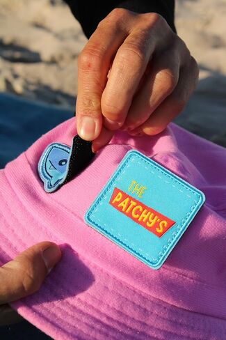 Kids Sun Hat with Stick-on Patches, One Size Fits Most 2-7 Years Old, Fun Bucket Hat with Sun Protection for Boys and Girls in Saudi Arabia