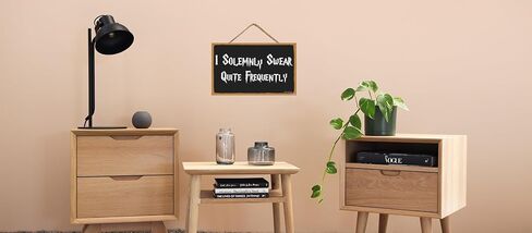 Room of Requirement | Home Decorative Signs House Signs Fantasy and Wizardry Theme Welcome Sign Wizardry Hanging Plaque Magic Gift Bedroom Toilet Wood Sign 6" x 11" (Black-82) in Saudi Arabia