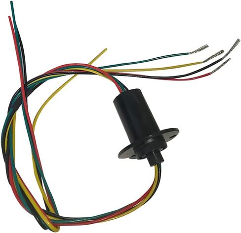 Slip Ring Collector Ring Rotary Electrical Slip Ring Electrical Contact Joint Rotary Connector Capsule for Wind Turbine Power Generator(4 Wires 10A Diameter 22mm) in Saudi Arabia